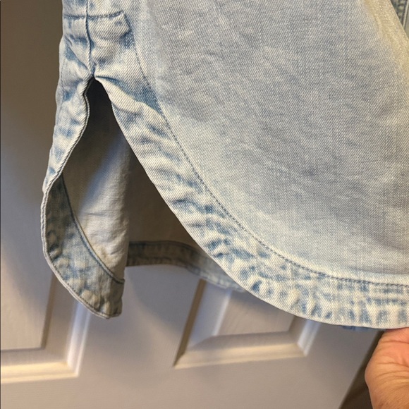 Dear John EUC Oversized Light Blue Shacket size S - Picture 6 of 7